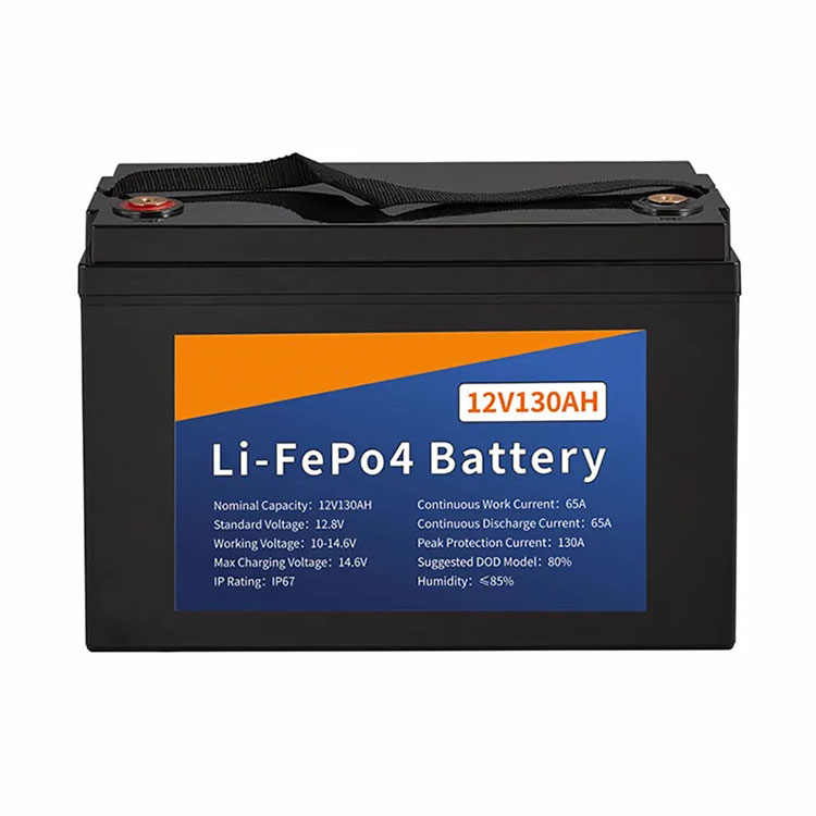 Pacáiste Battery Litiam Stóráil Fuinnimh 12.8V 130Ah