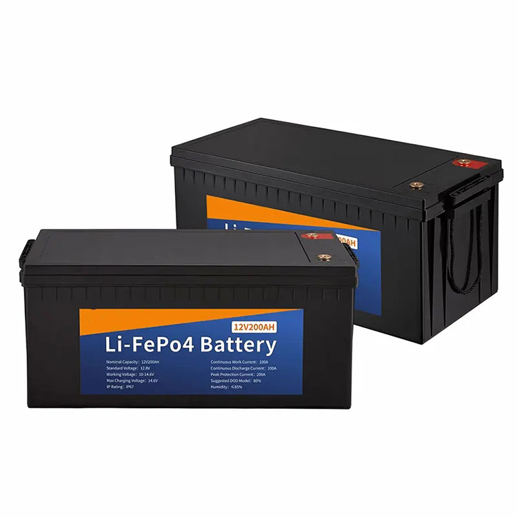 Pacáiste Battery Litiam Stóráil Fuinnimh 12.8V 200Ah