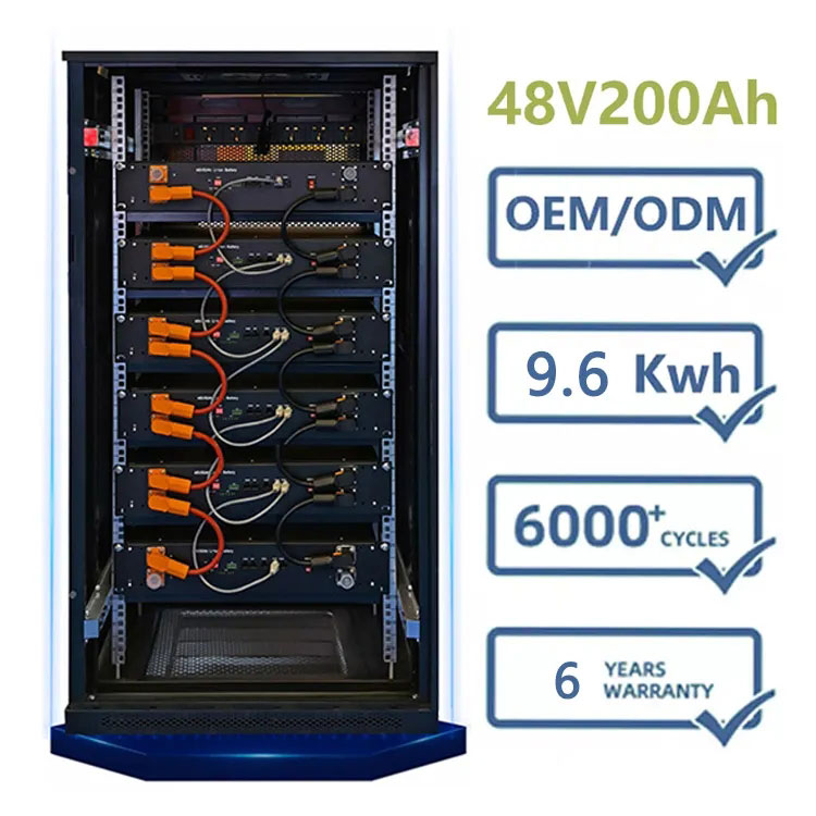 48V 200AH Múnla Raca Stóráil Fuinnimh Battery Litiam